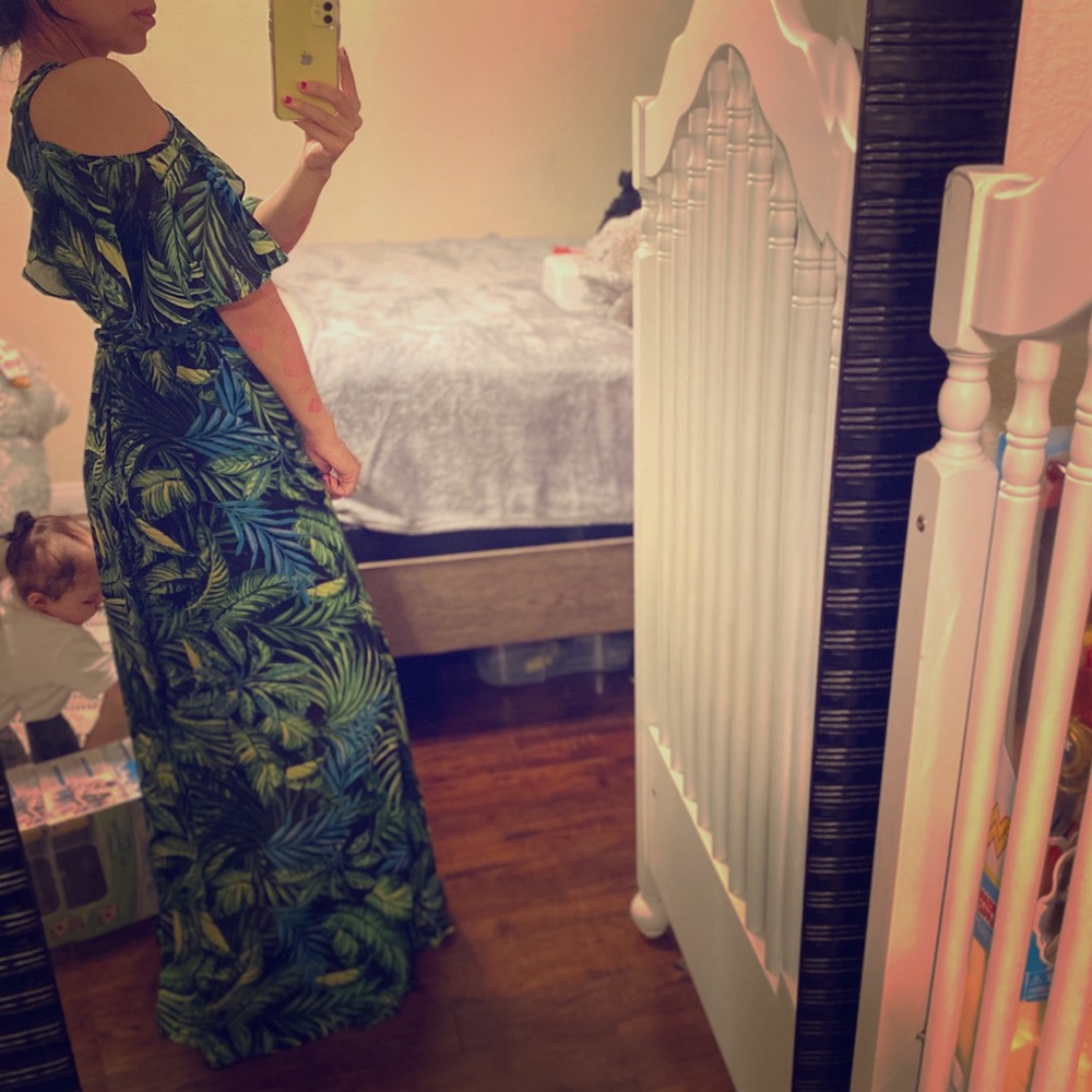 Tropical Palm Dress
